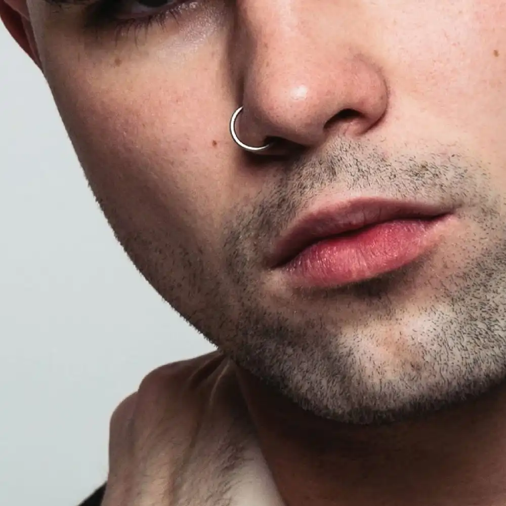 Thin Nose Hoop Ring,Thin Nose Hoop