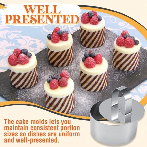 Stainless Steel 3D Mini Cake Molds Best Price MOLOOCO