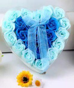 Soap Rose,Rose Heart,24 Soap Rose Heart Gift Box