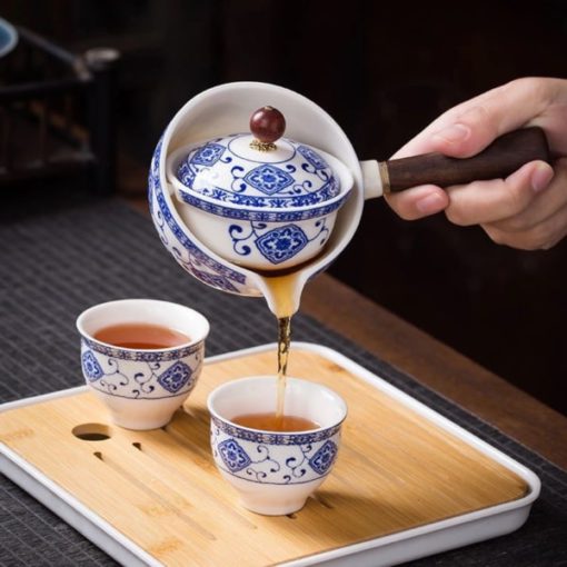 Aparat za čaj, porculanski aparat za čaj od 360 stupnjeva
