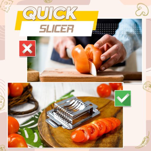Liewensmëttel Slicer, Easy Press Food Slicer
