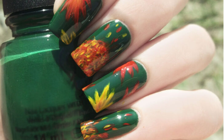 Fall Nail Design,Fall Nail,Nail Design