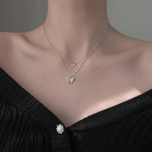 Butterfly Necklace, Butterfly Necklace Silver