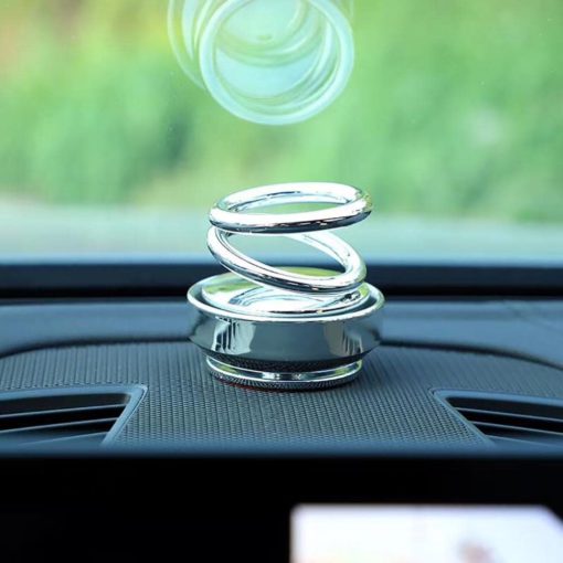 Double Ring,Car Dashboard Solar Double Ring Aroma Suspension