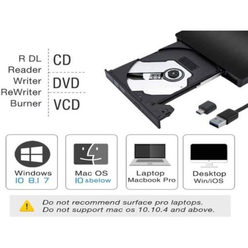 外置 CD DVD 驱动器,CD DVD 驱动器