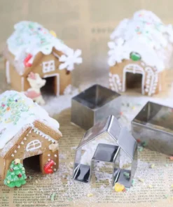 Gingerbread House Cookie Cutter Set,Gingerbread House Cookie Cutter,House Cookie Cutter