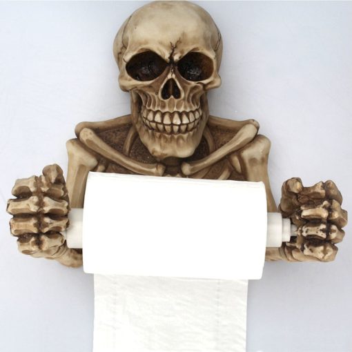 Skeleton ტუალეტის ქაღალდის დამჭერი, Skeleton ტუალეტი