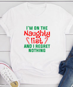 i m on the naughty list and i regret nothing