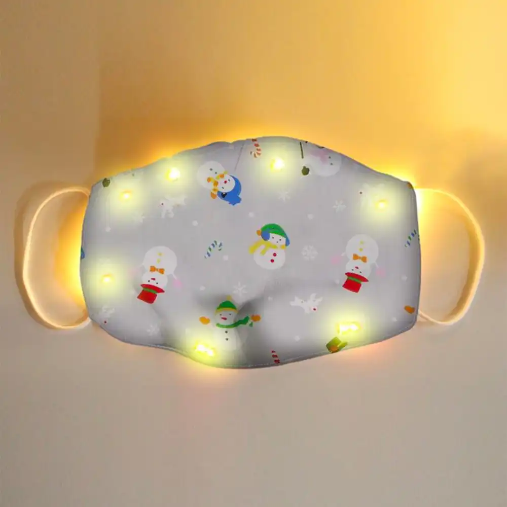 Glowing Christmas,LED Glowing,Christmas Mask,LED Glowing Christmas Mask