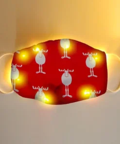 Glowing Christmas,LED Glowing,Christmas Mask,LED Glowing Christmas Mask