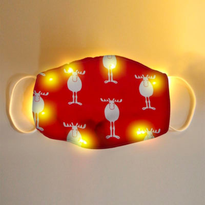 Glowing Christmas,LED Glowing,Christmas Mask,LED Glowing Christmas Mask