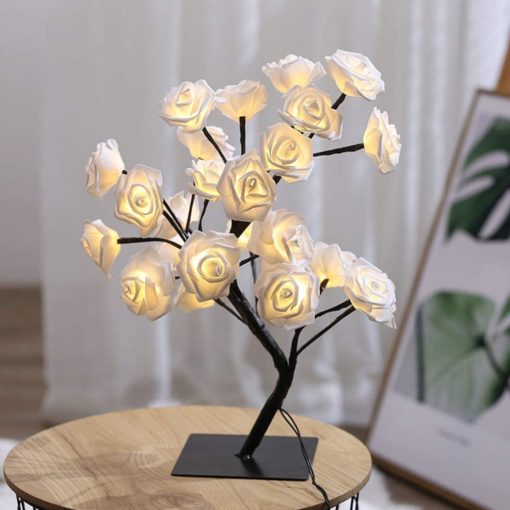 Лампа з трояндового дерева