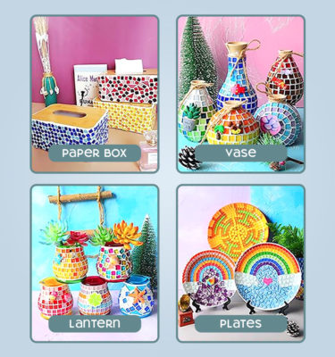 Mosaic Flower Vase,Mosaic Flower