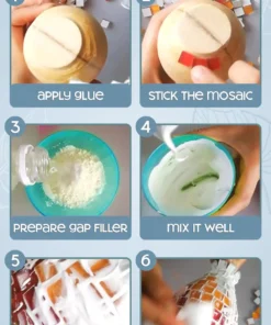 Mosaic Flower Vase,Mosaic Flower