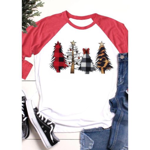 Trees Shirt, sretna božićna drvca