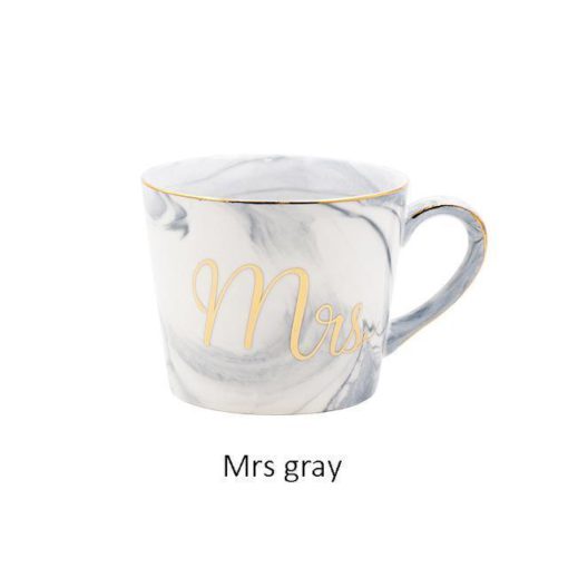 Mr thiab Mrs Coffee Mugs