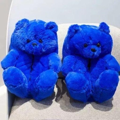 Comfy Teddy Bear,Teddy Bear Plush Slippers,Plush Slippers