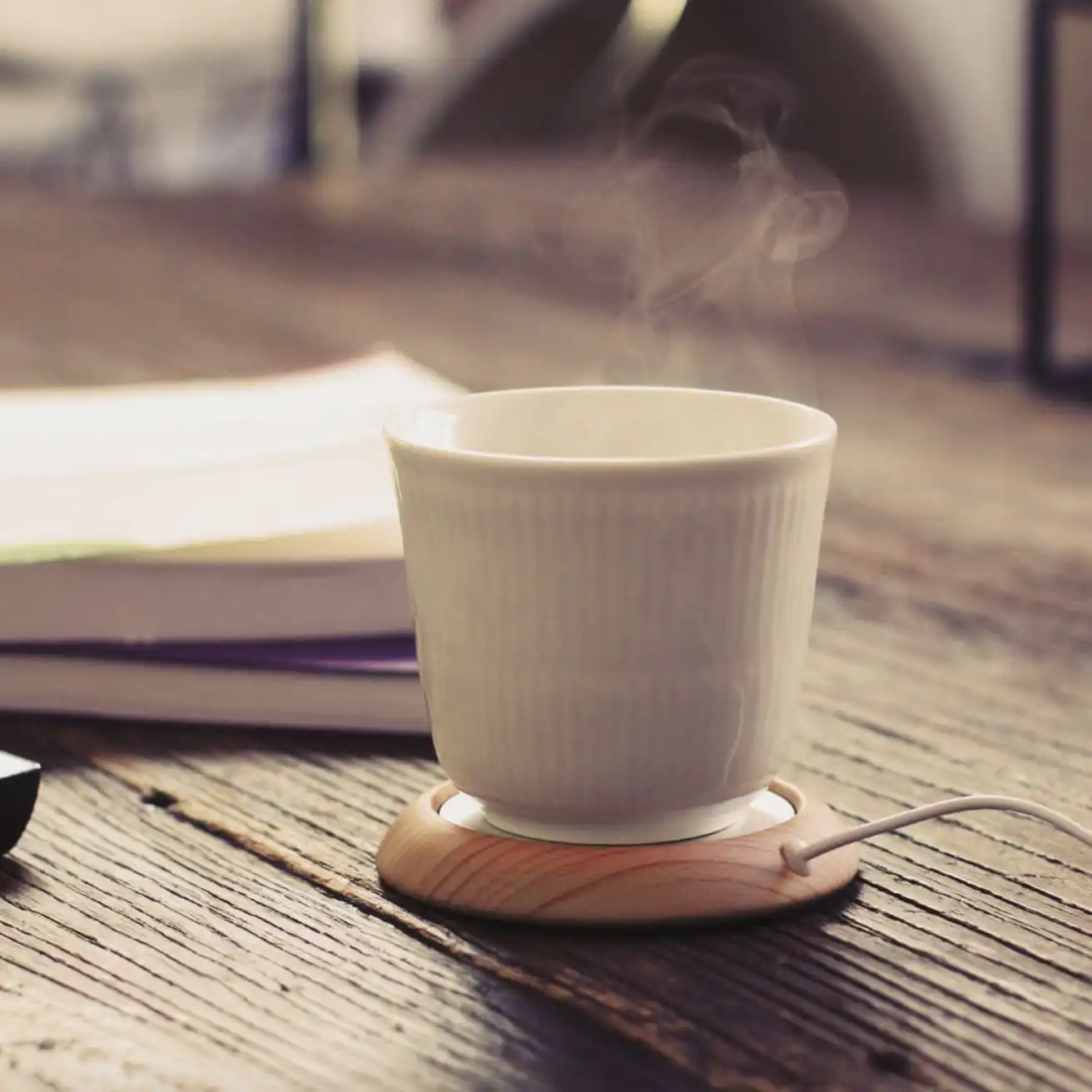 Drink Warmer,USB Wooden Drink Warmer