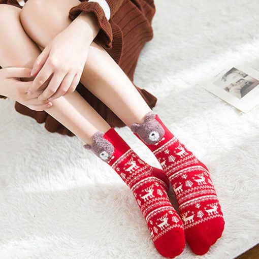 驯鹿袜，圣诞袜