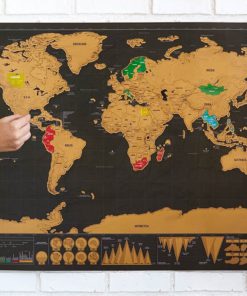 Wanderlust Scratch Off World Map