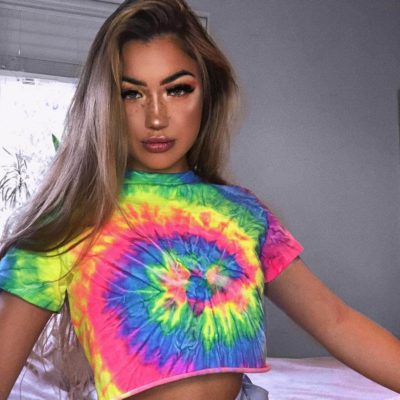  Tie Dye Crop Top