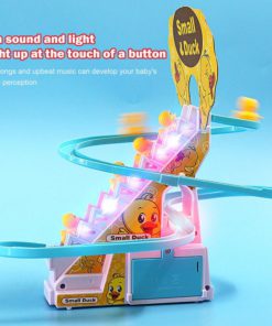 Duck Climbing Stairs,Electric Music Duck Climbing Stairs Toy