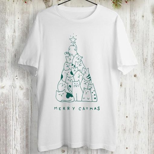 Merry Catmas, T-Shirt Catmas Pîroz