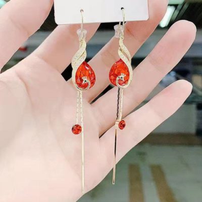 Peacock Earrings