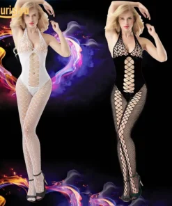 Women Crotchless Bodystocking