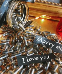 100 Pcs Wishes Expression Message Capsules