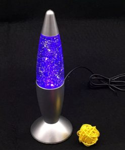 Silver Glitter Lava Lamp