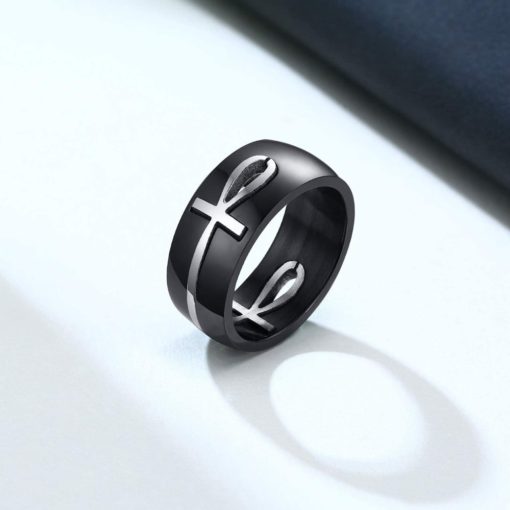 Ankh prsten od nehrđajućeg čelika