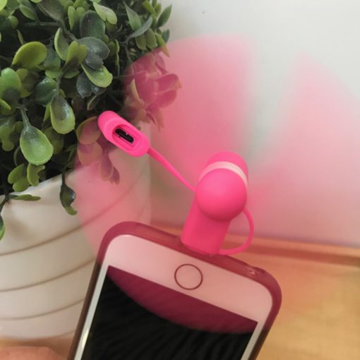 2-in-1 nga iPhone/Android Mini Cell Phone Fan