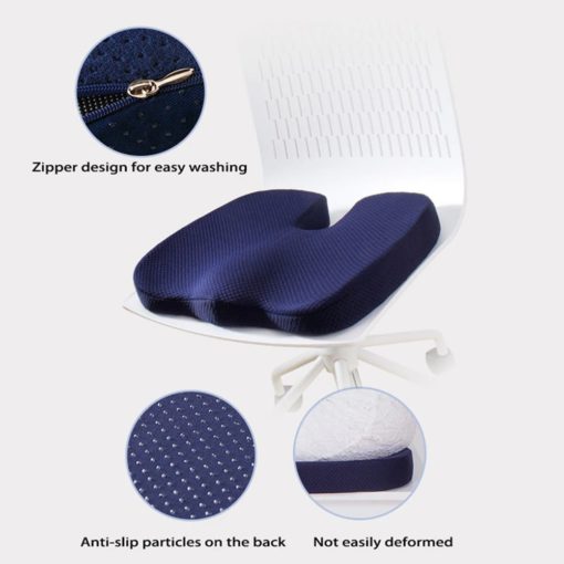 Almofada de travesseiro para cóccix para sentar