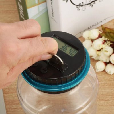 Digital Coin Counting Money Jar