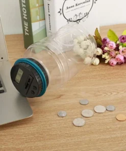 Digital Coin Counting Money Jar