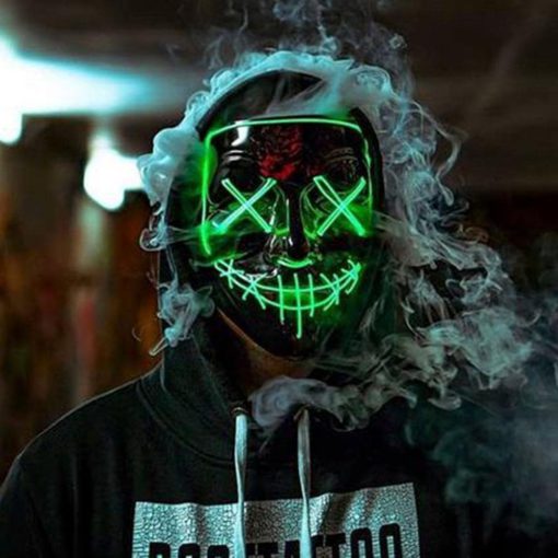 LED匿名面具