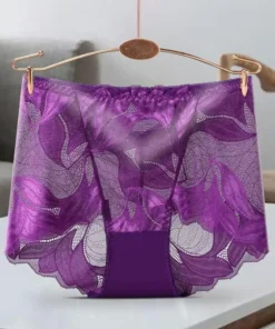 Women Embroidery Lace Panties