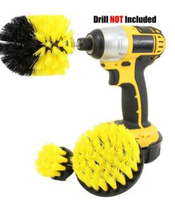 3-Brush Power Scrubber Drill Brush Attachment Kit