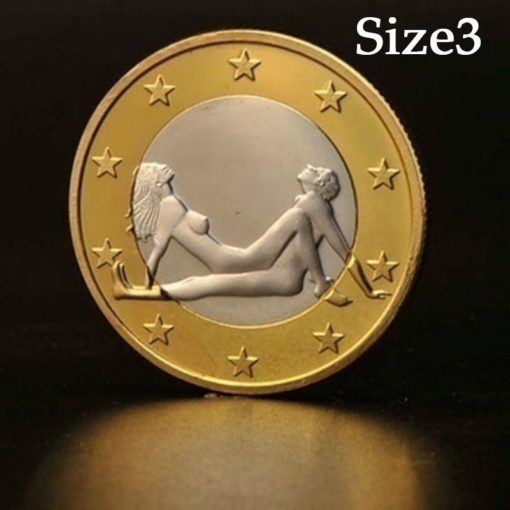 Сексуальні монети репліки золотої монети Декоративна мета-позолочена сувенірна монета