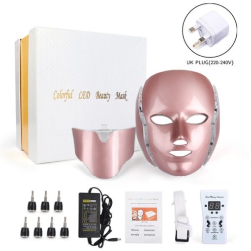 7-farbige LED-Lichttherapie-Gesichtsmaske