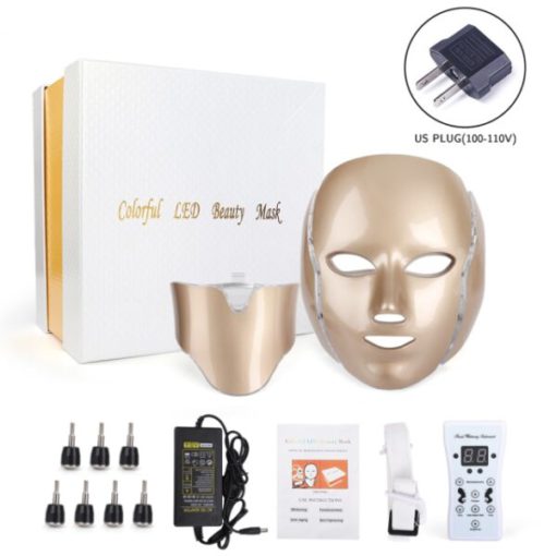 7 Renk LED Işık Terapisi Yüz Maskesi