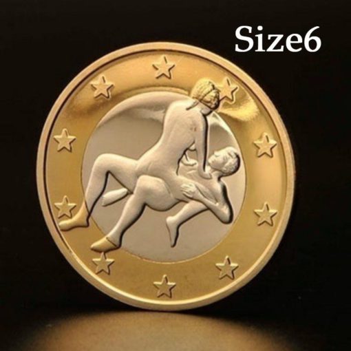 מטבעות סקסיות העתק מטבע זהב דקורטיבי מטה מצופה זהב מטבע מזכרות