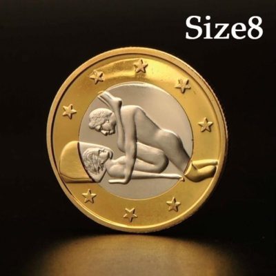 Sexy Coins Replica Gold Coin Decorative Meta Gold Plated Souvenir Coin