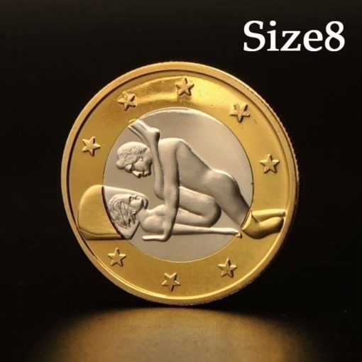 性感硬币复制品金币装饰元镀金纪念币