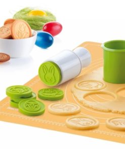 Non-Stick Cookie Stamp and Cutter