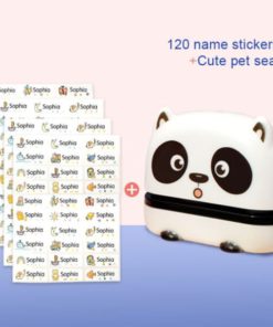 Cute Animal Shape Name Stamps