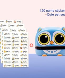 Cute Animal Shape Name Stamps
