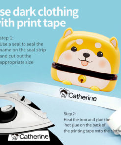 Cute Animal Shape Name Stamps