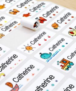 Cute Animal Shape Name Stamps